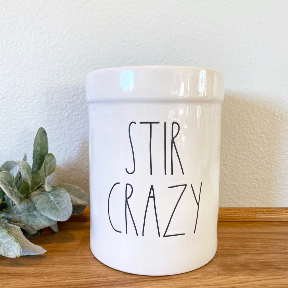 Rae Dunn STIR CRAZY Utensils Crock